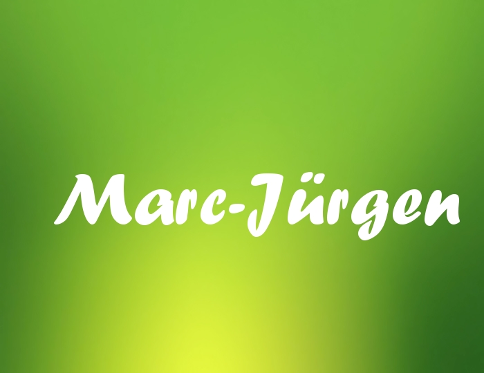 Bildern mit Namen Marc-Jrgen