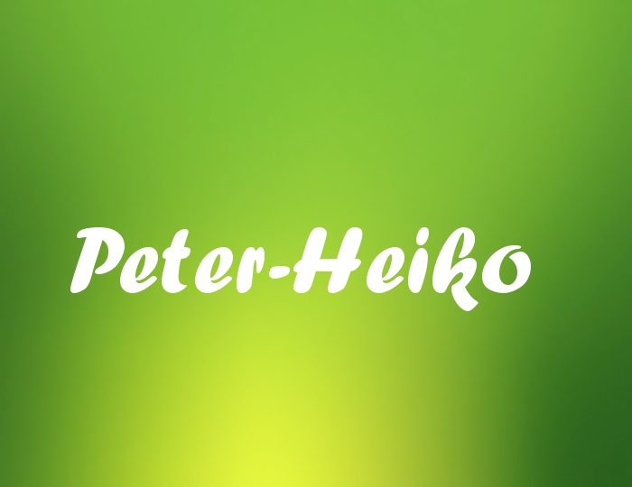 Bildern mit Namen Peter-Heiko Bildern mit Namen Peter-Heiko