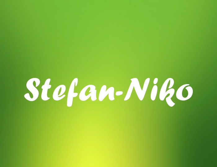 Bildern mit Namen Stefan-Niko Bildern mit Namen Stefan-Niko