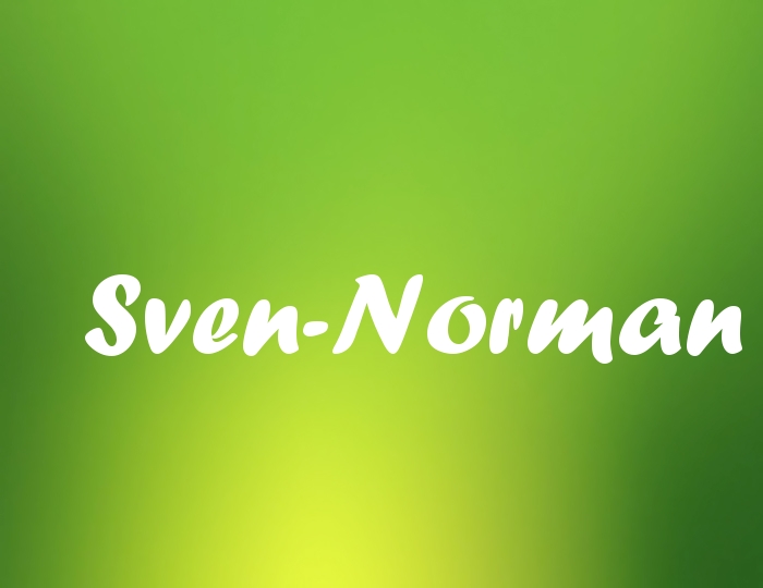 Bildern mit Namen Sven-Norman Bildern mit Namen Sven-Norman