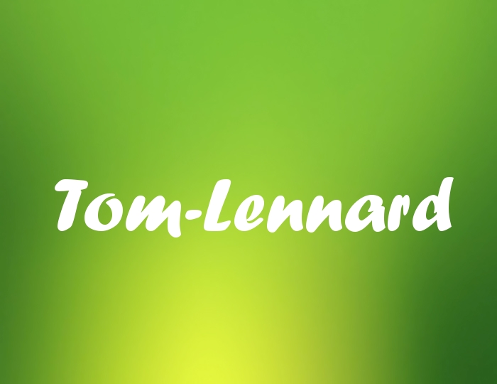 Bildern mit Namen Tom-Lennard