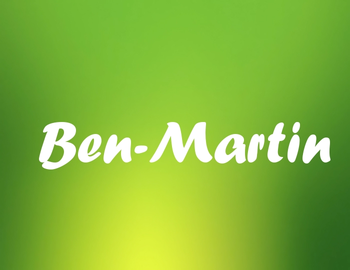Bildern mit Namen Ben-Martin Bildern mit Namen Ben-Martin