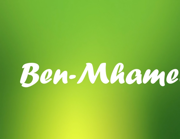 Bildern mit Namen Ben-Mhamed Bildern mit Namen Ben-Mhamed