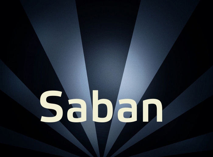 Bilder mit Namen Saban