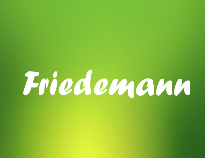 Bildern mit Namen Friedemann