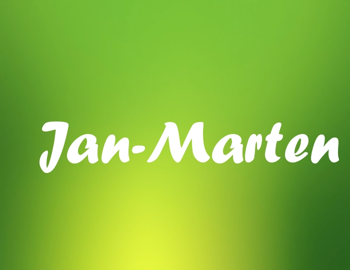 Bildern mit Namen Jan-Marten