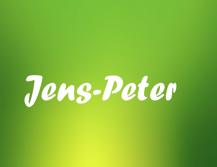 Bildern mit Namen Jens-Peter