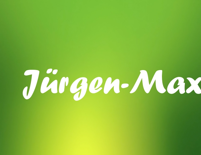 Bildern mit Namen Jrgen-Max