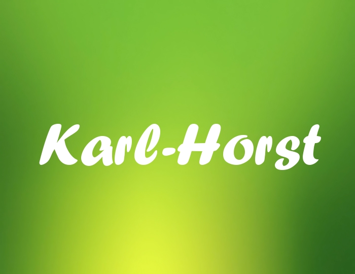 Bildern mit Namen Karl-Horst Bildern mit Namen Karl-Horst