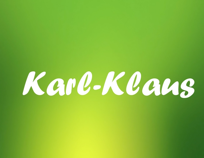 Bildern mit Namen Karl-Klaus Bildern mit Namen Karl-Klaus