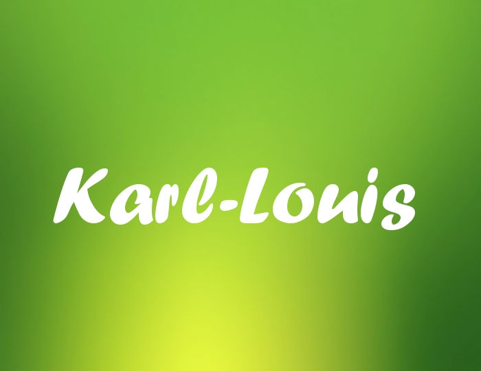 Bildern mit Namen Karl-Louis Bildern mit Namen Karl-Louis