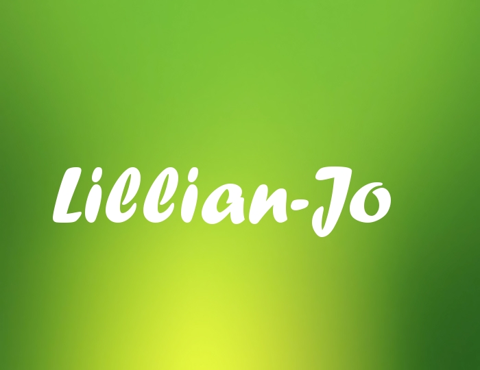 Bildern mit Namen Lillian-Jo