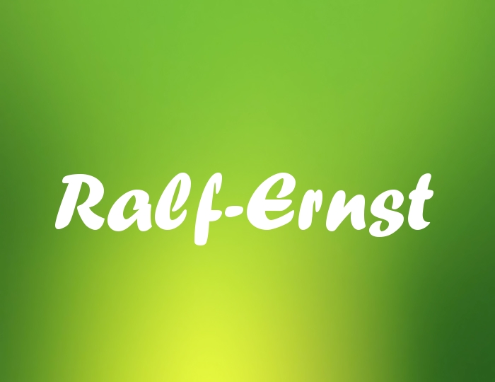 Bildern mit Namen Ralf-Ernst