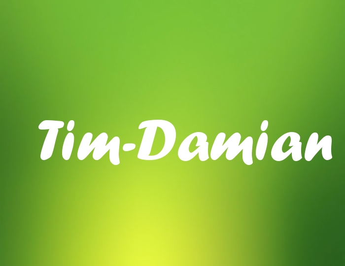 Bildern mit Namen Tim-Damian Bildern mit Namen Tim-Damian