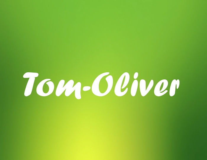 Bildern mit Namen Tom-Oliver