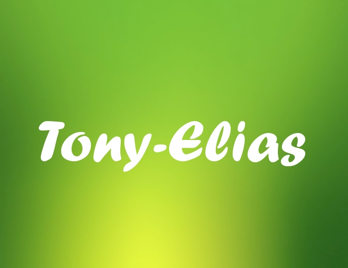 Bildern mit Namen Tony-Elias