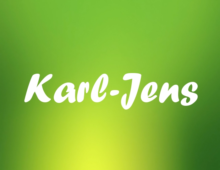 Bildern mit Namen Karl-Jens Bildern mit Namen Karl-Jens