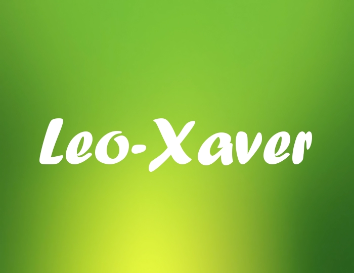 Bildern mit Namen Leo-Xaver Bildern mit Namen Leo-Xaver