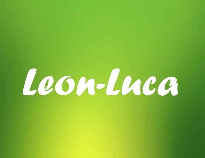Bildern mit Namen Leon-Luca Bildern mit Namen Leon-Luca