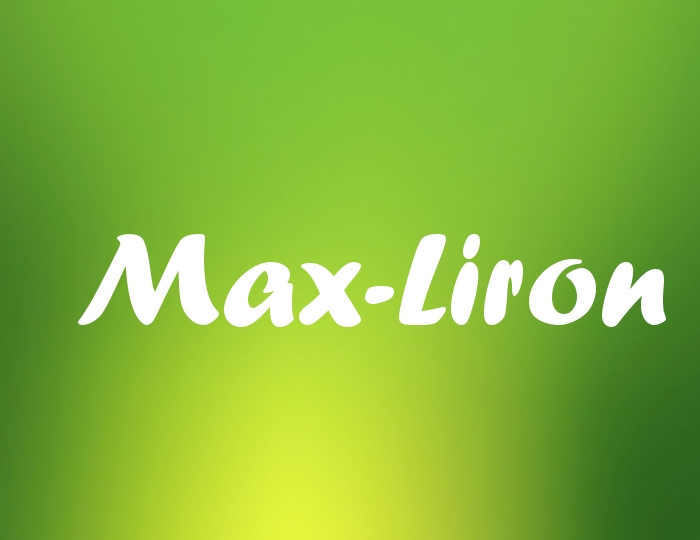 Bildern mit Namen Max-Liron