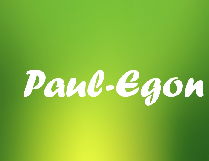 Bildern mit Namen Paul-Egon