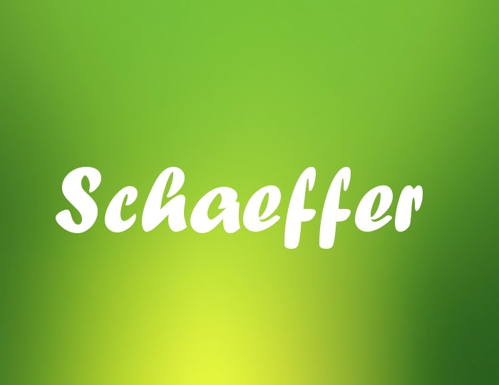 Bildern mit Namen Schaeffer Bildern mit Namen Schaeffer