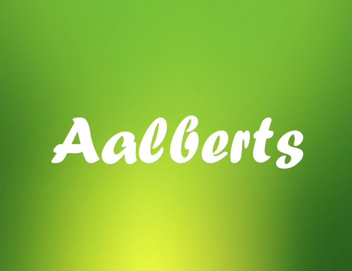 Bildern mit Namen Aalberts Bildern mit Namen Aalberts