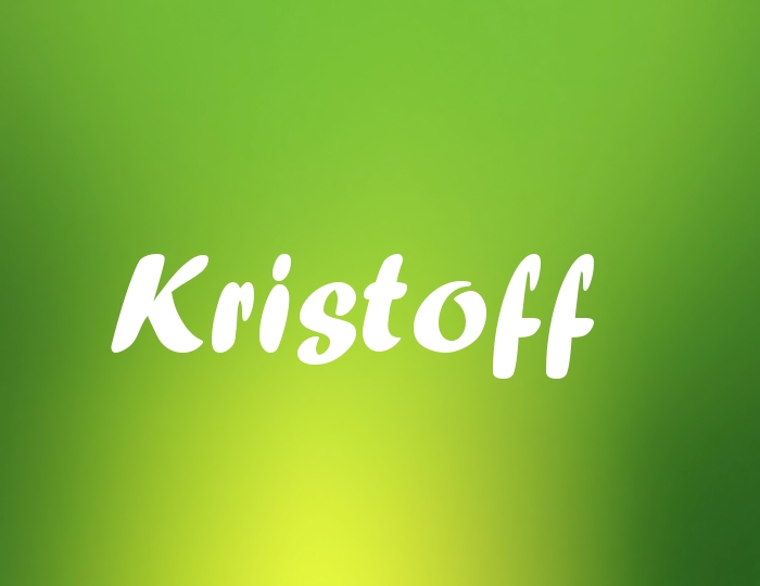 Bildern mit Namen Kristoff Bildern mit Namen Kristoff