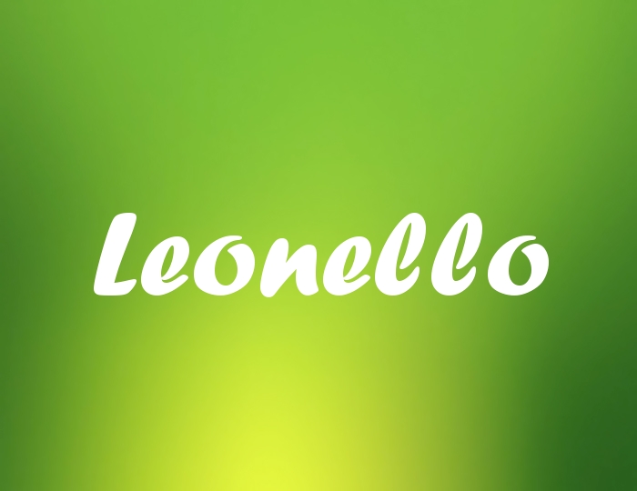 Bildern mit Namen Leonello