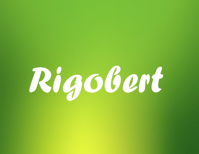 Bildern mit Namen Rigobert