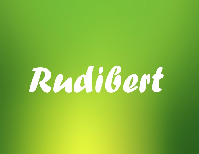 Bildern mit Namen Rudibert