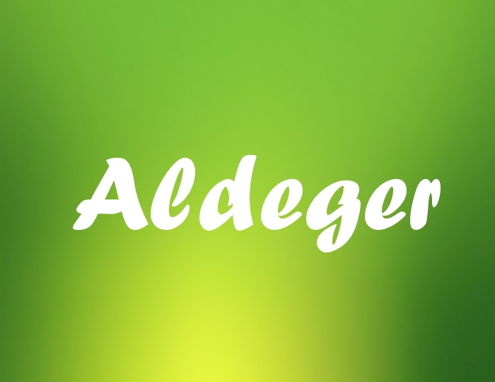 Bildern mit Namen Aldeger