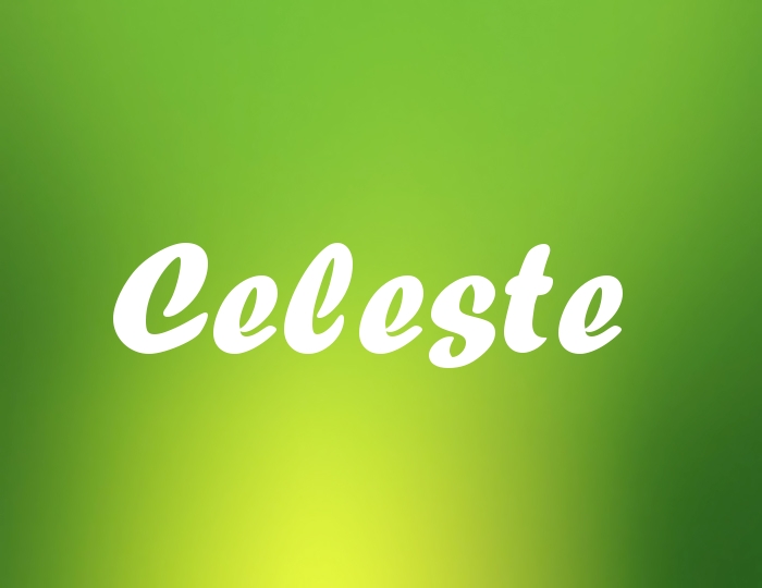 Bildern mit Namen Celeste