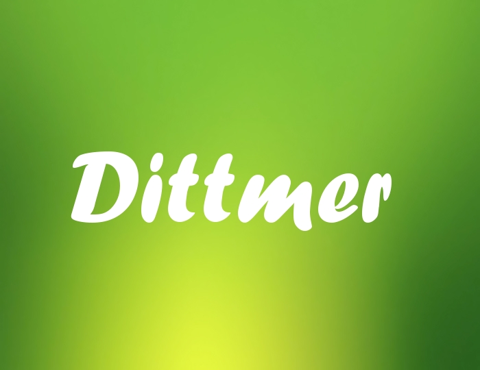 Bildern mit Namen Dittmer