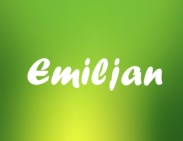 Bildern mit Namen Emiljan