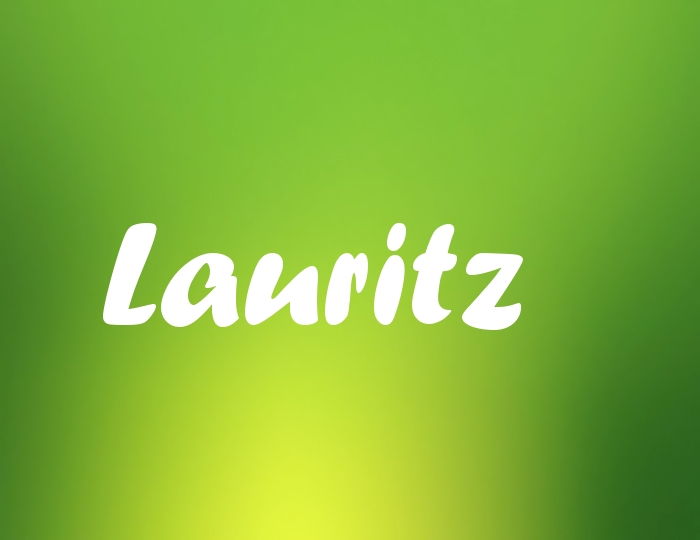 Bildern mit Namen Lauritz