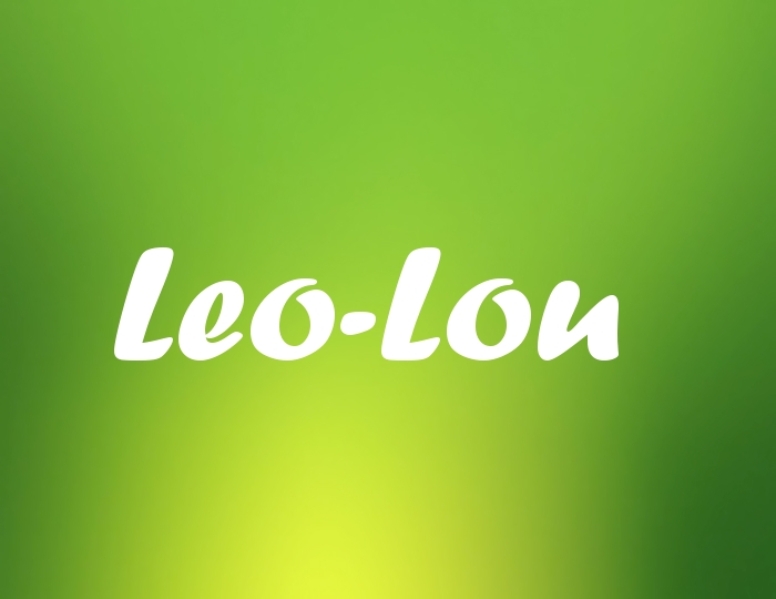 Bildern mit Namen Leo-Lou Bildern mit Namen Leo-Lou