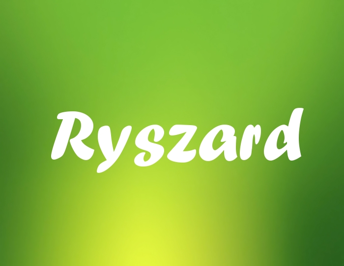 Bildern mit Namen Ryszard