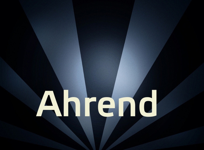 Bilder mit Namen Ahrend Bilder mit Namen Ahrend