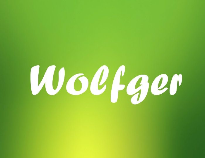 Bildern mit Namen Wolfger