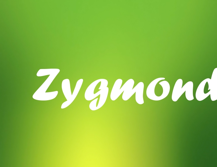 Bildern mit Namen Zygmond