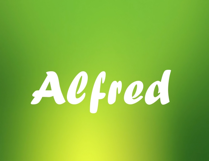 Bildern mit Namen Alfred