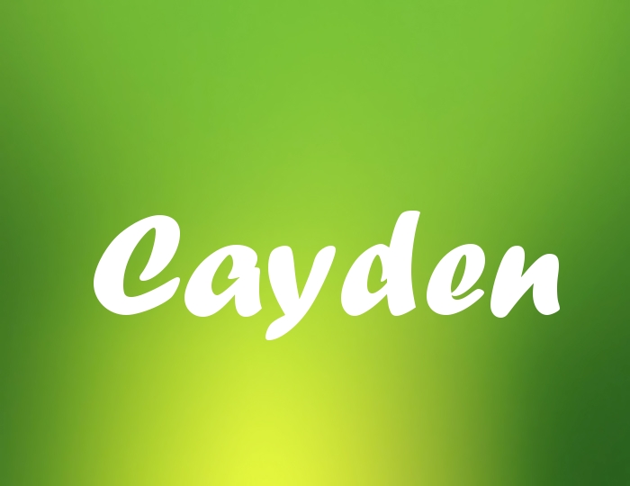 Bildern mit Namen Cayden