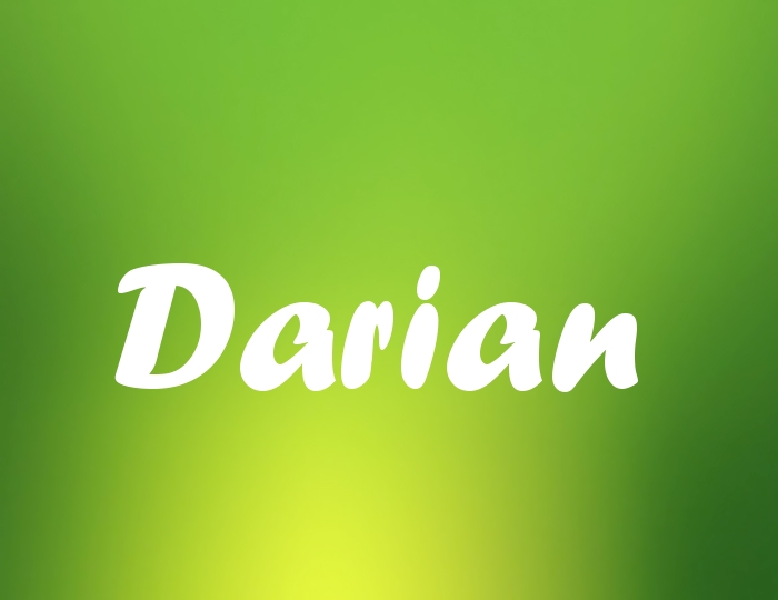 Bildern mit Namen Darian Bildern mit Namen Darian