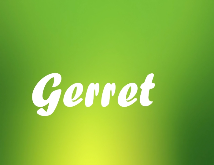 Bildern mit Namen Gerret