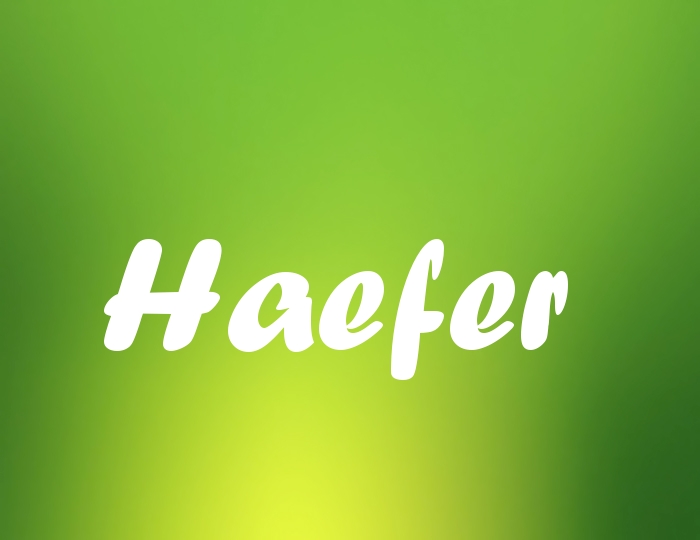 Bildern mit Namen Haefer