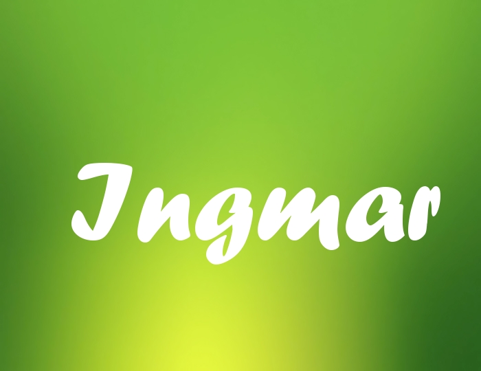 Bildern mit Namen Ingmar