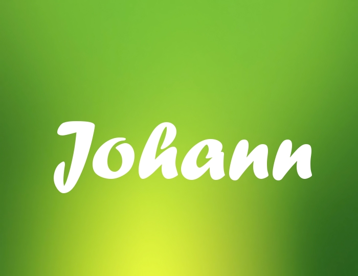 Bildern mit Namen Johann