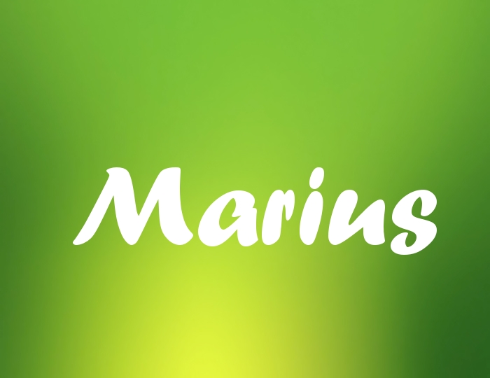 Bildern mit Namen Marius Bildern mit Namen Marius