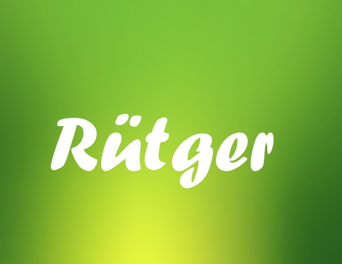 Bildern mit Namen Rtger